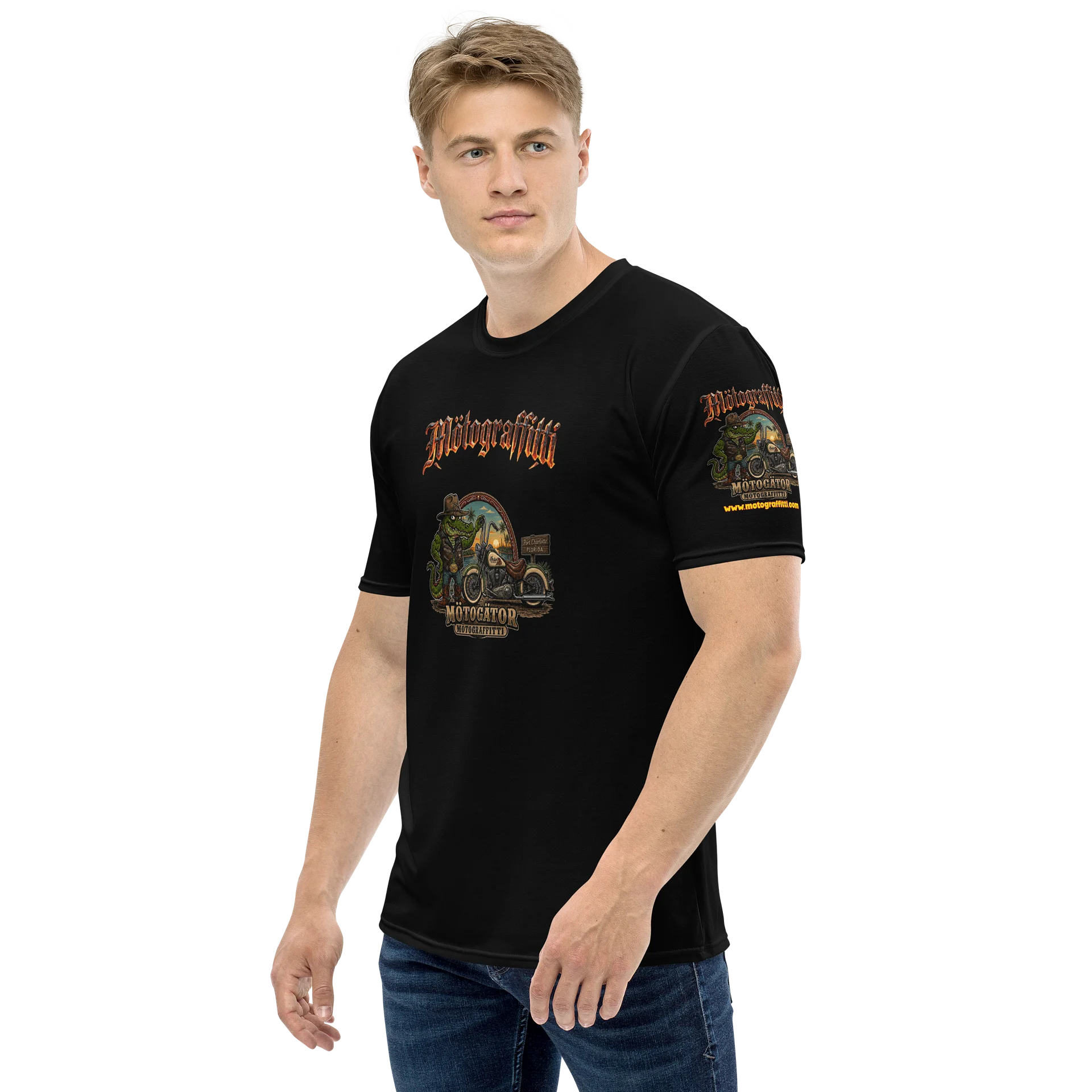 MötoGraffitti "MötoGätor Port Charlotte" Ridin Tee product image (3)