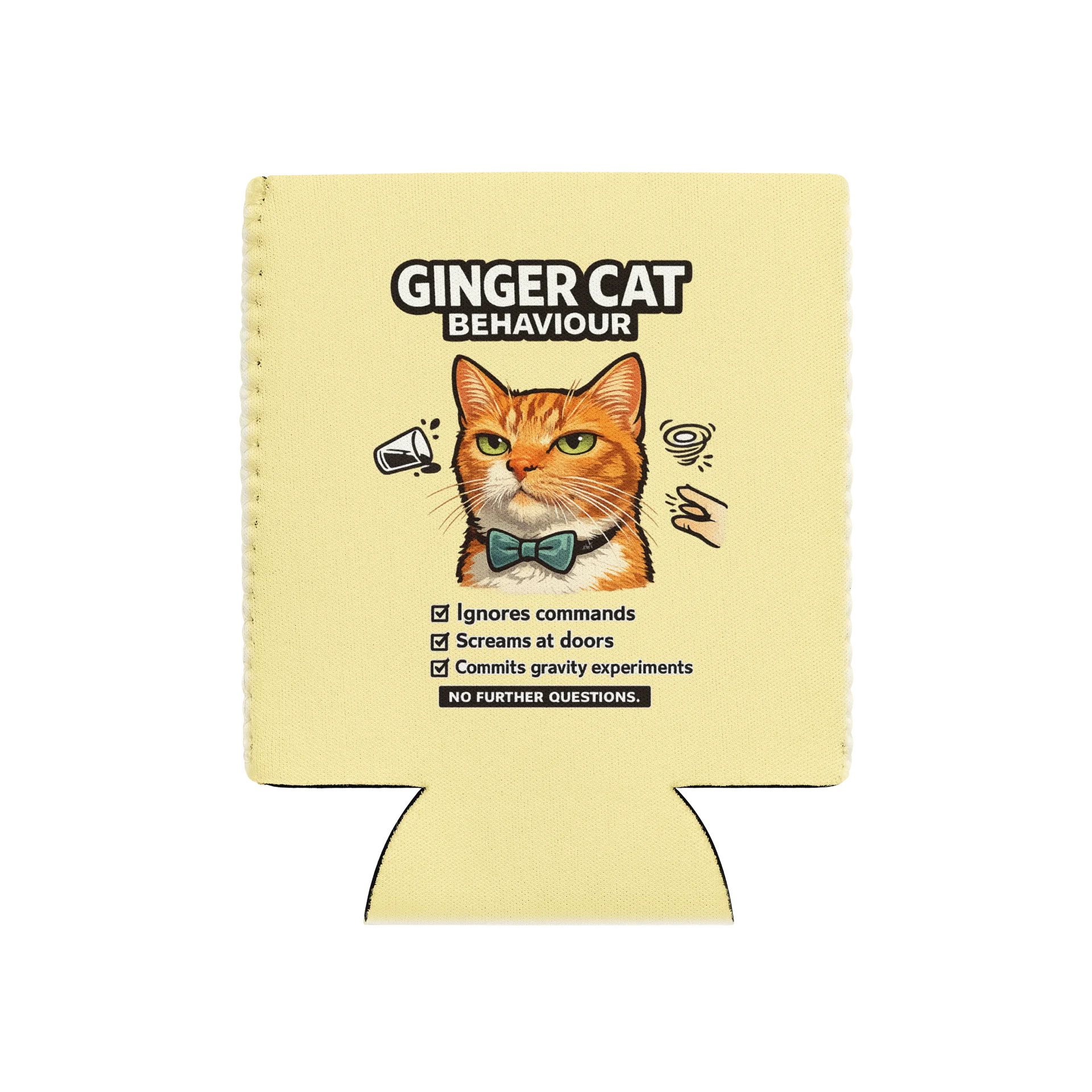 Ginger Cat Behavior Can Cooler product image (1)
