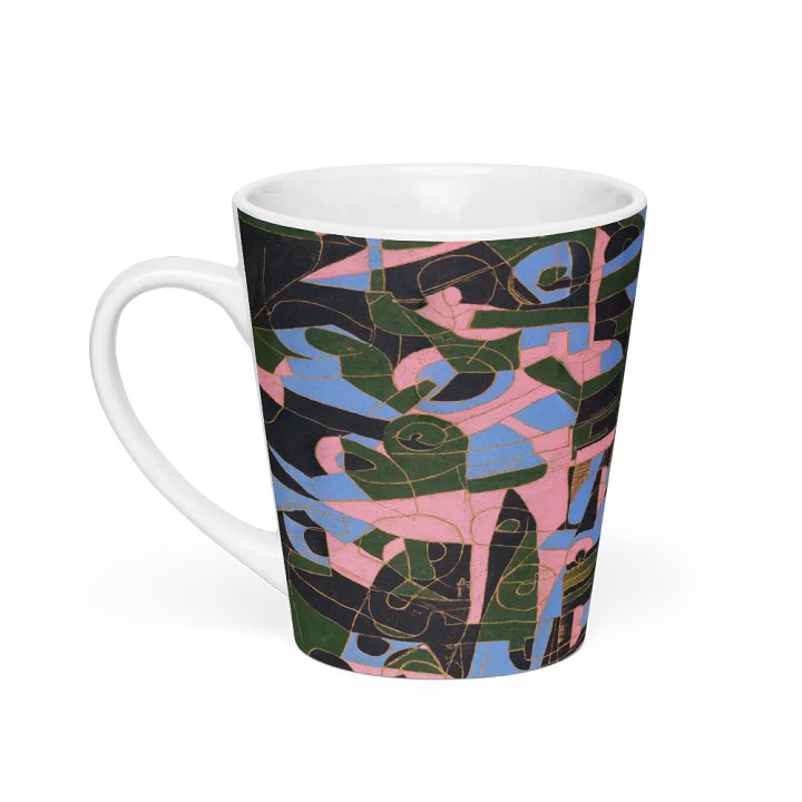 Opposite dimples in the bored mind of the squid Latte Mug product image (1)