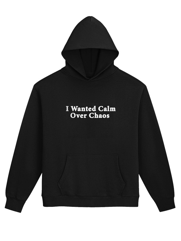 I wanted Calm Over Chaos Embroidered Hoodie product image (2)