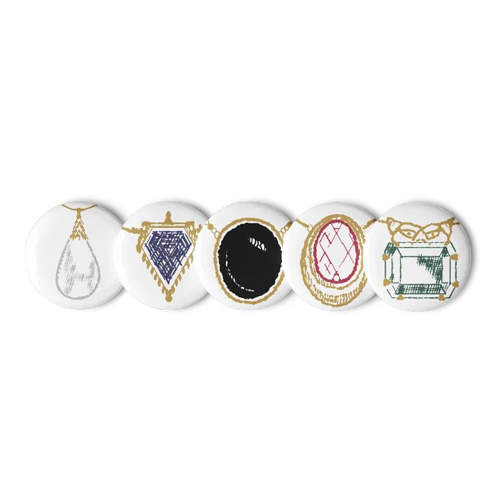 pin set #03 - the rocks, colorized product image (2)