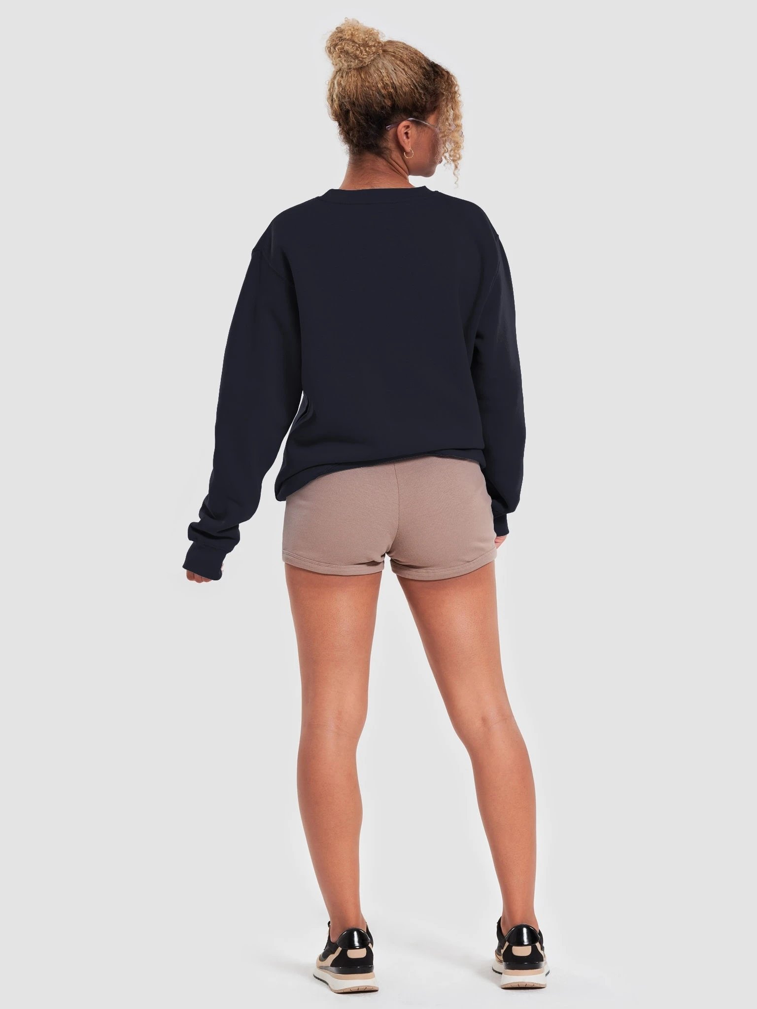 Plain Color Navy Blazer Sweatshirt product image (4)