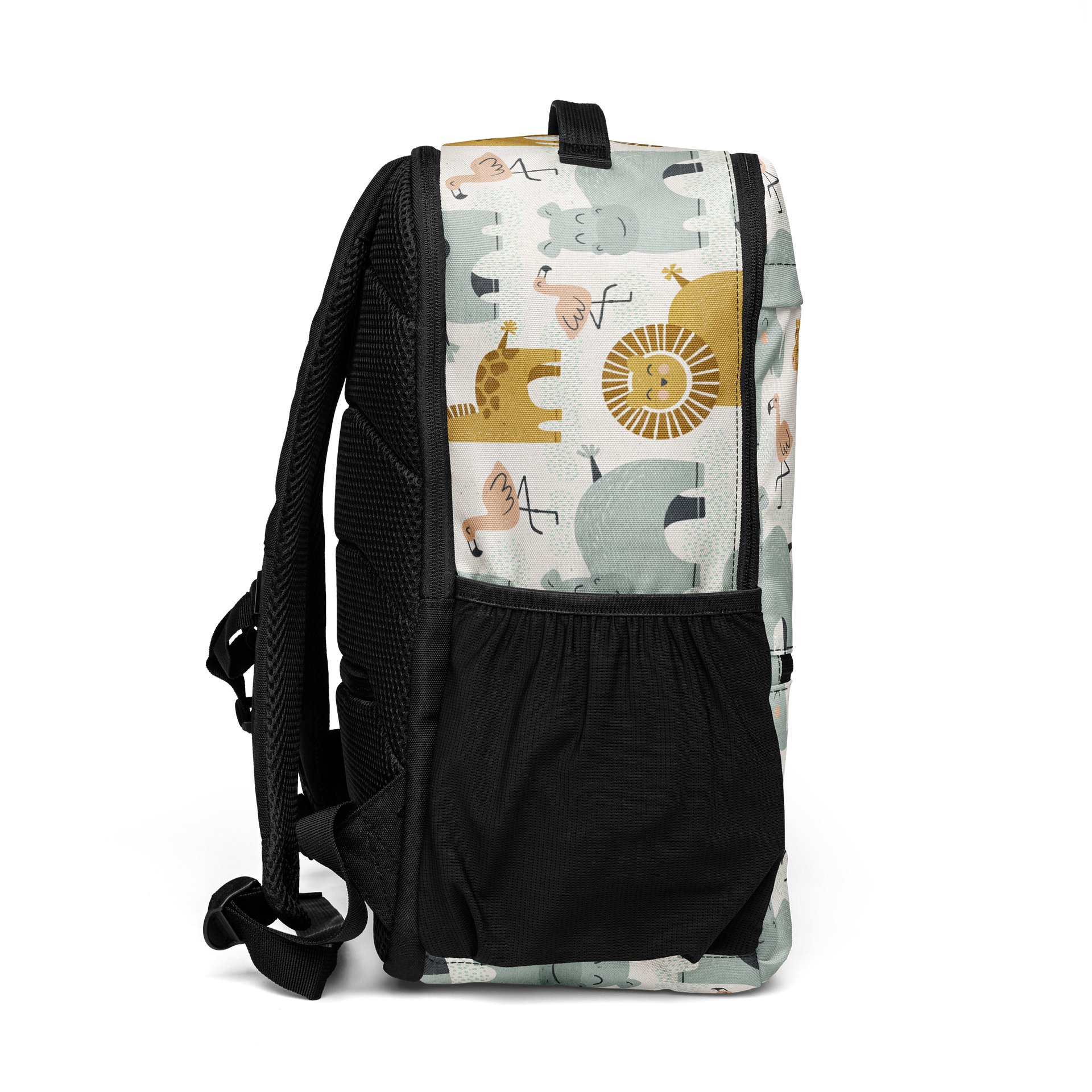 Retro Jungle Animals Utility Backpack product image (6)