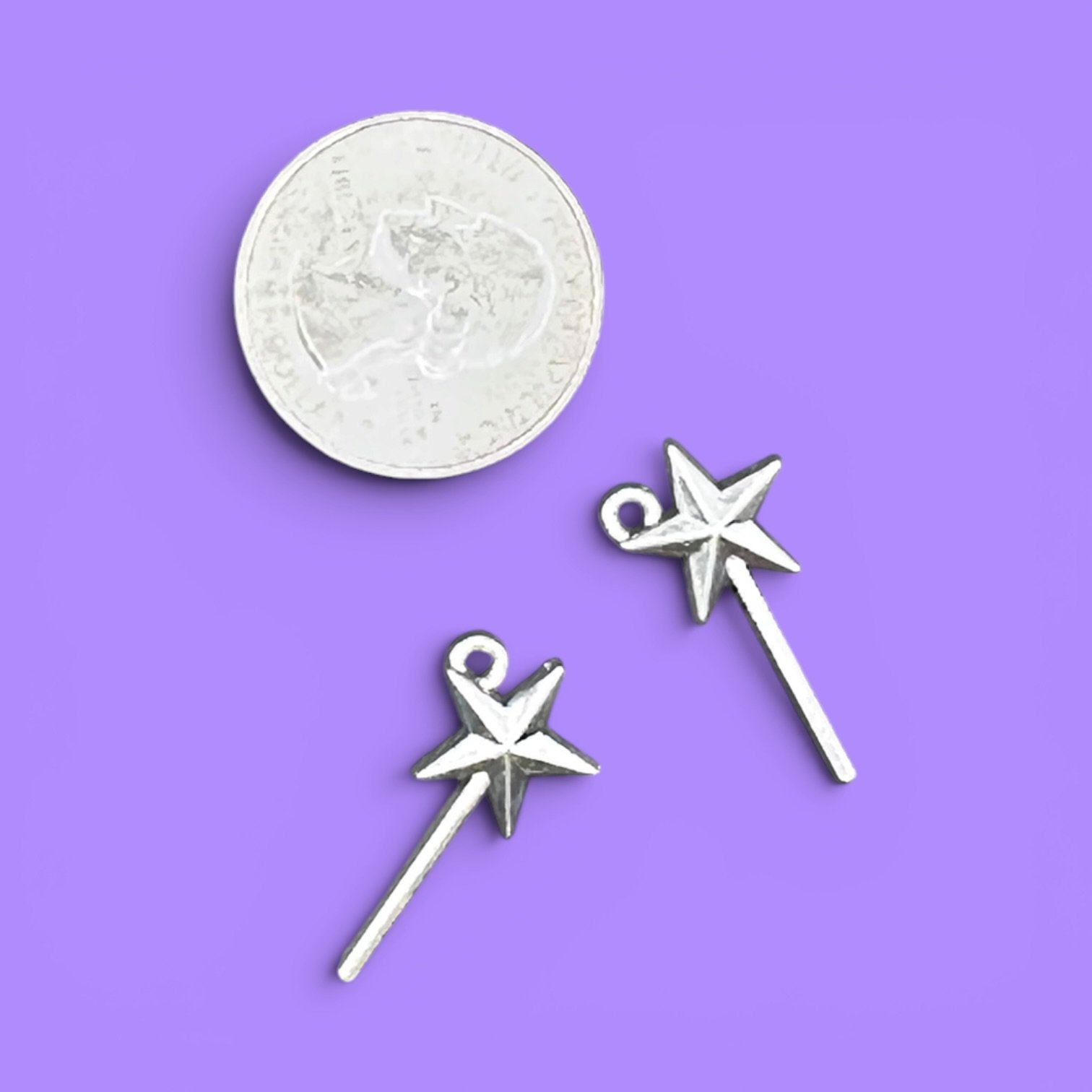Magic Wand Silver Whinny Winners Braid and Bridle Charms for Horses | Little Shop of Ponies product image (2)
