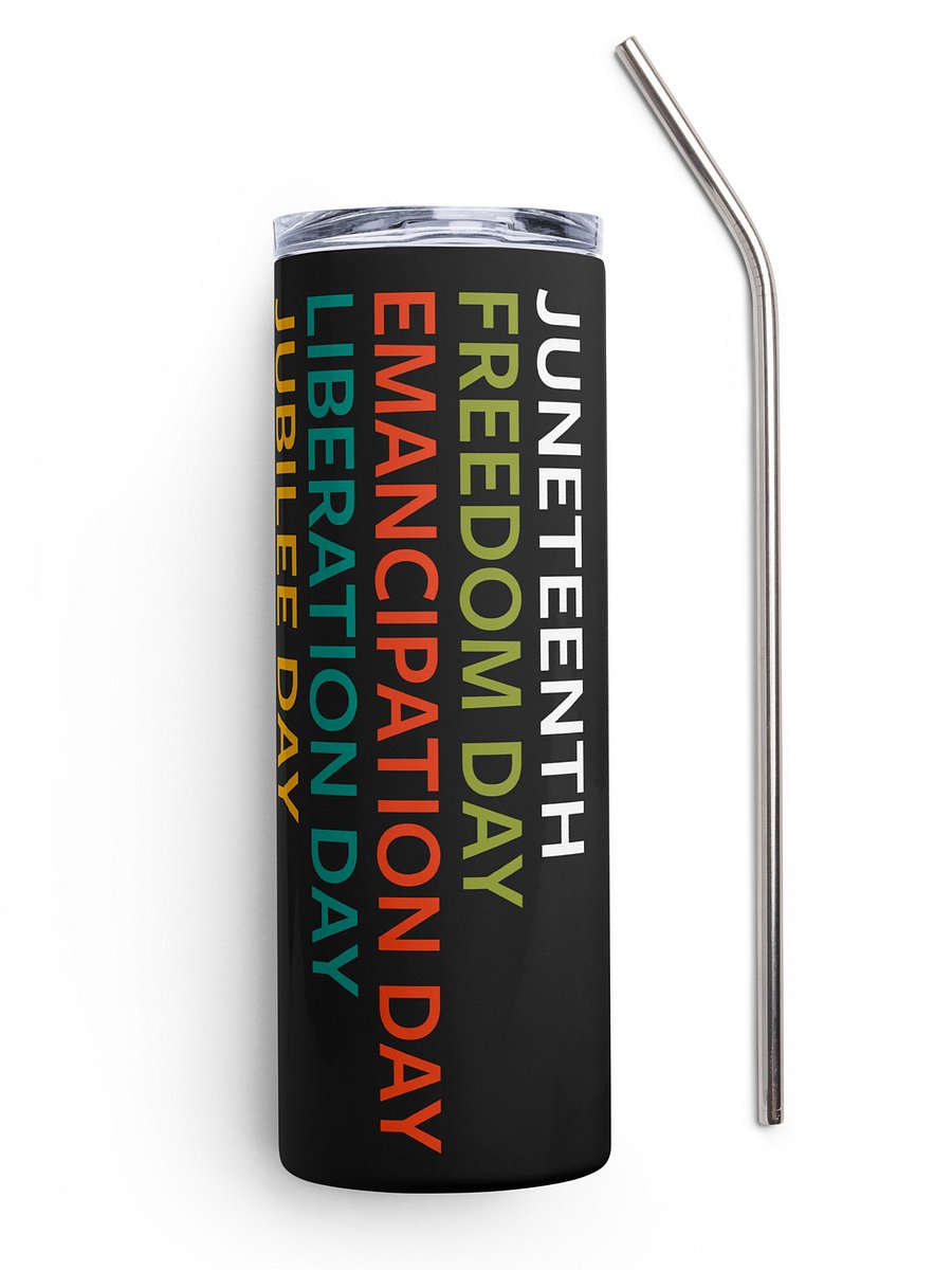 Emancipation Day Tumbler Image 1