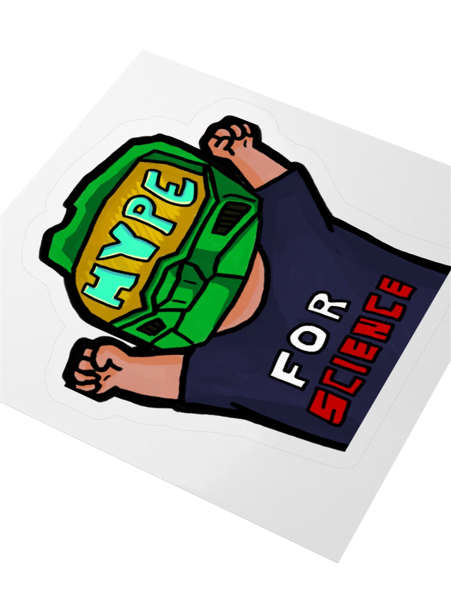 Hyped Buddy Sticker product image (3)