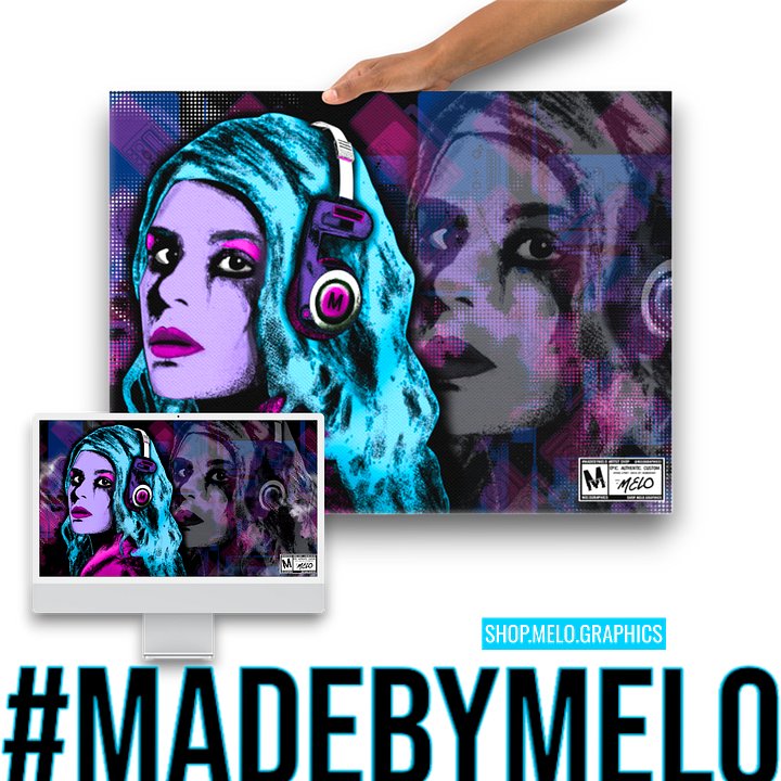 Personal Playlist by MELOGRAPHICS - Canvas Art + Digital Wallpaper | #MadeByMELO product image (1)