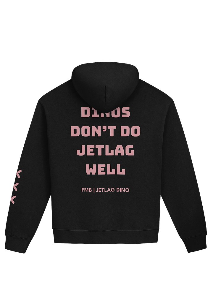 FMB | JETLAG DINO Premium Hoodie Pink product image (2)