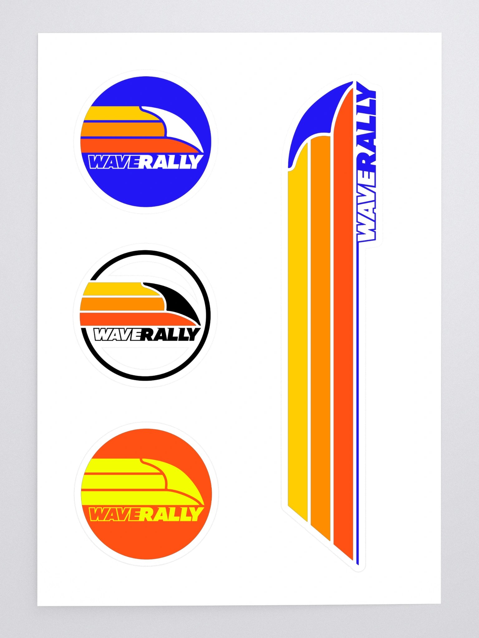 WAVE RALLY STICKER SET product image (3)