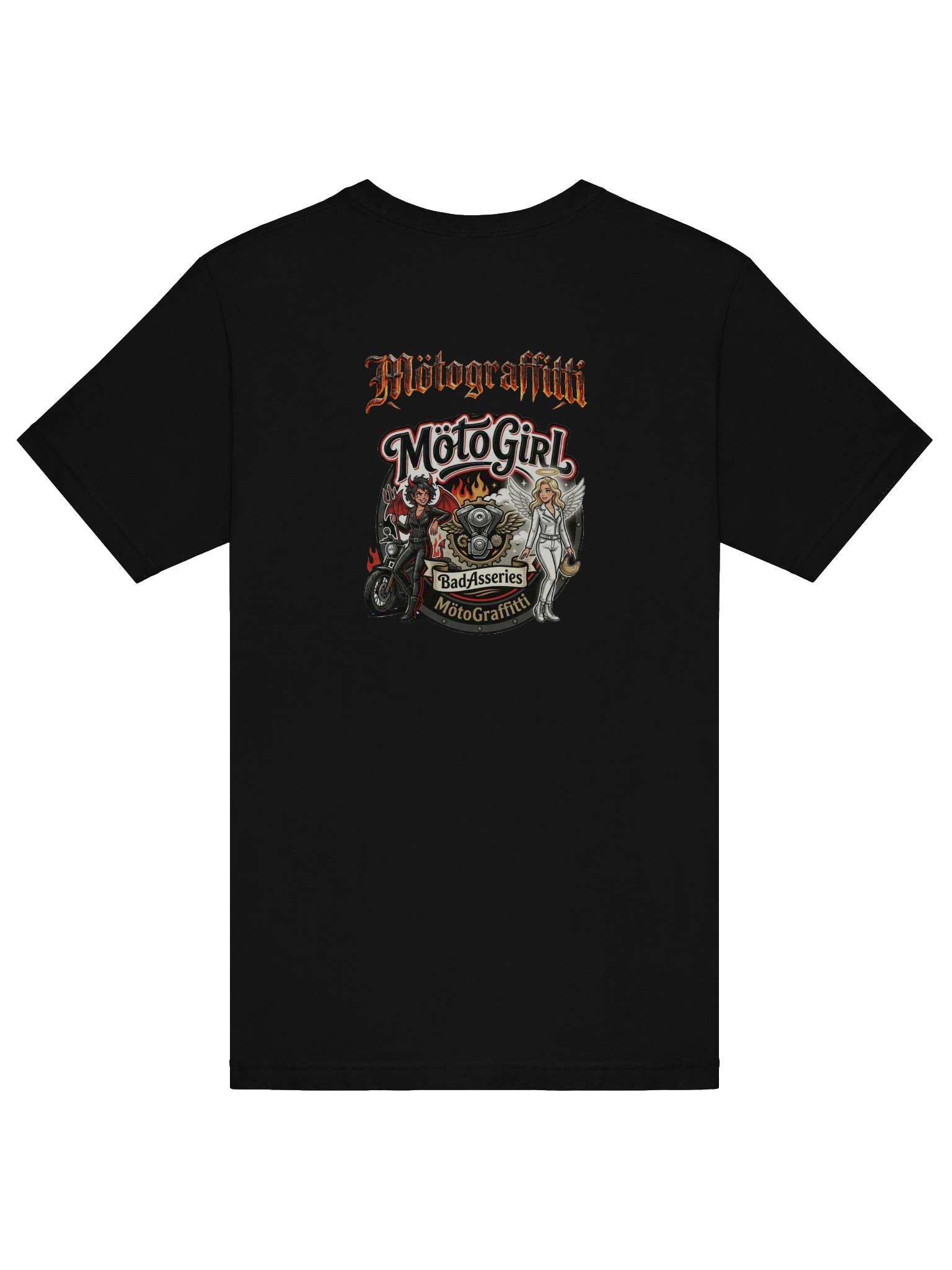 MötoGraffitti Patched MötoGirl T-Shirt product image (6)