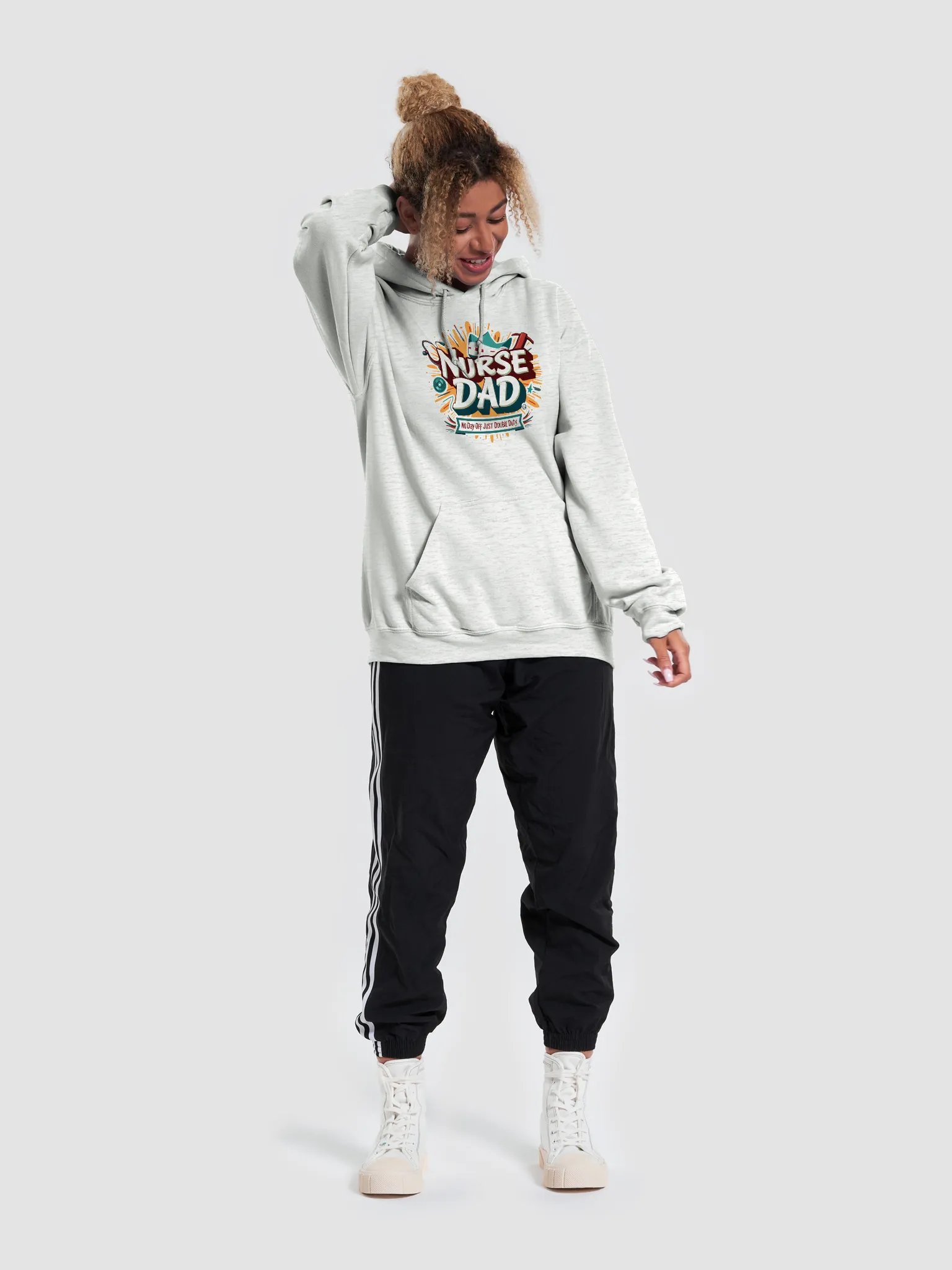 Nurse Dad Double Duty Hoodie product image (56)