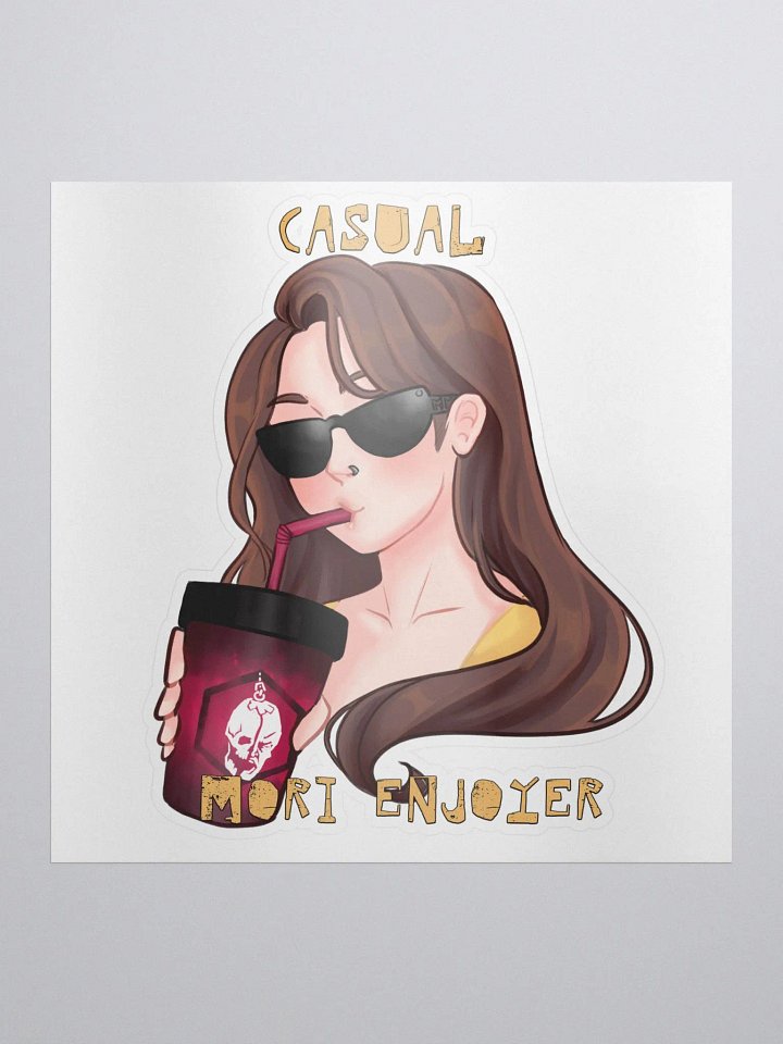 Casual Mori Enjoyer Sticker product image (1)