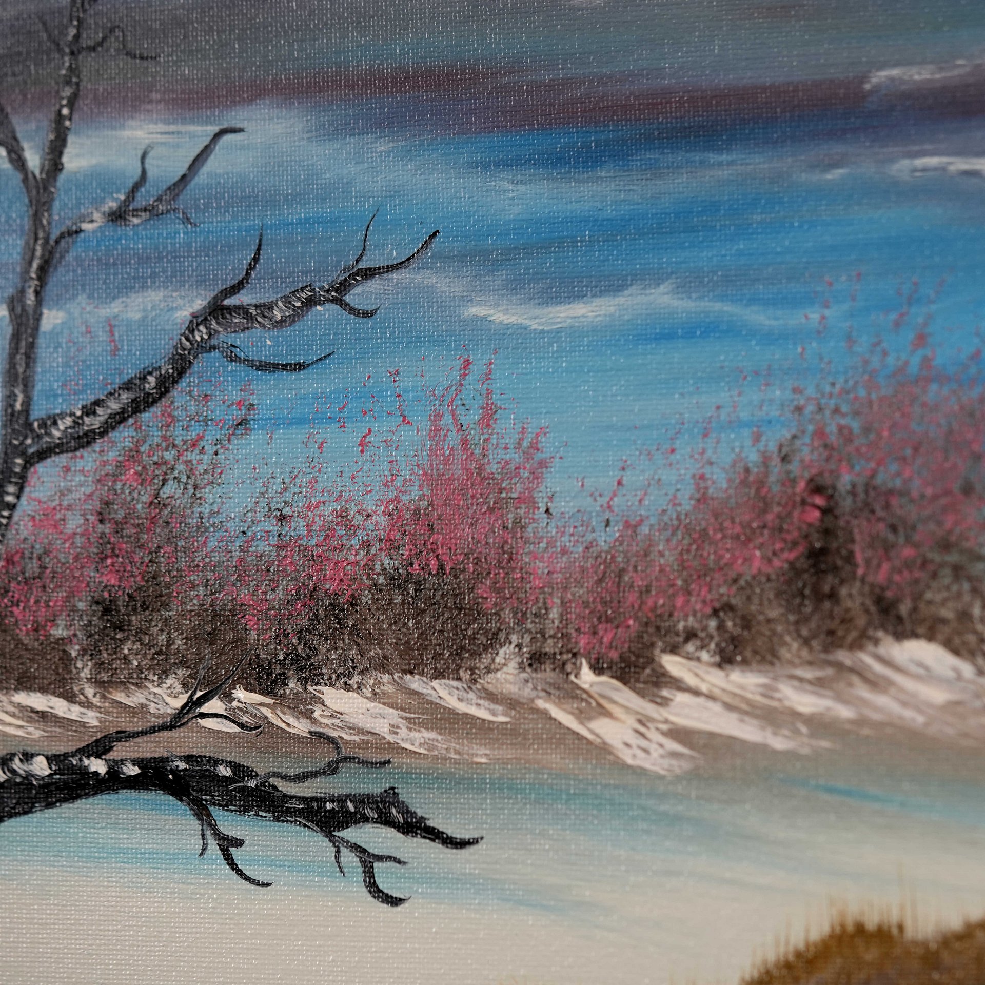 The Winter Flowers (Original) 12x12 Canvas product image (4)