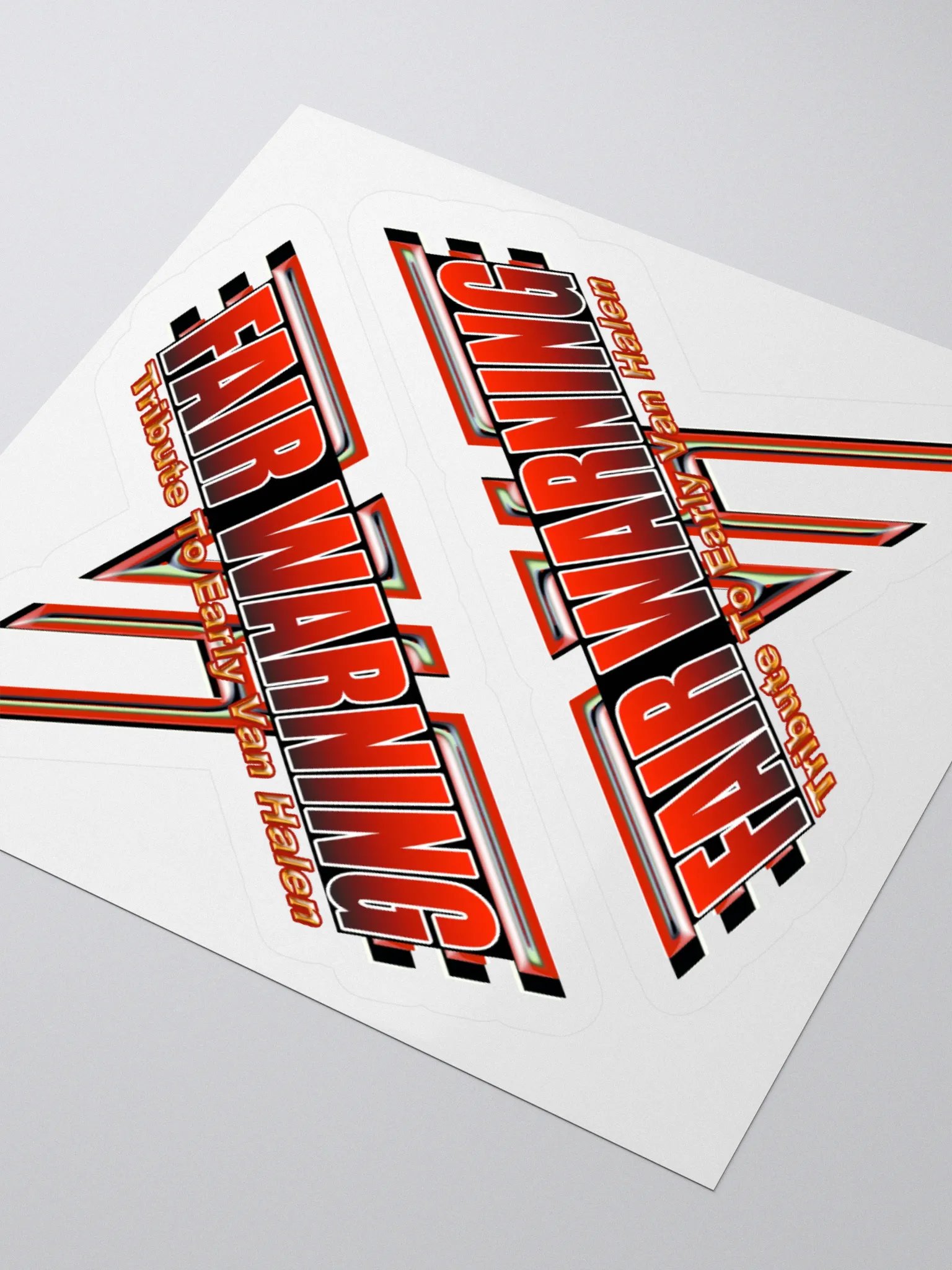 Fair Warning Band Stickers product image (7)