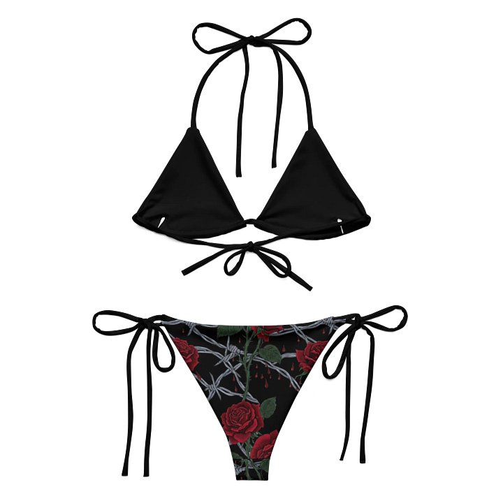 Color Barbed Wire & Rose Bikini Set product image (2)