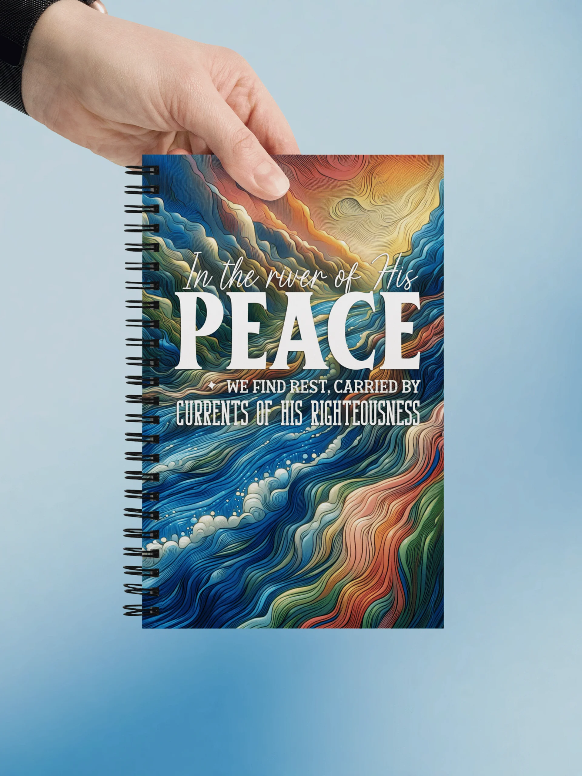 Christian Peace Spiral Notebook product image (4)