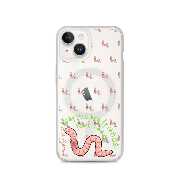 Earthworm Elegance iPhone® MagSafe® Clear Case product image (4)
