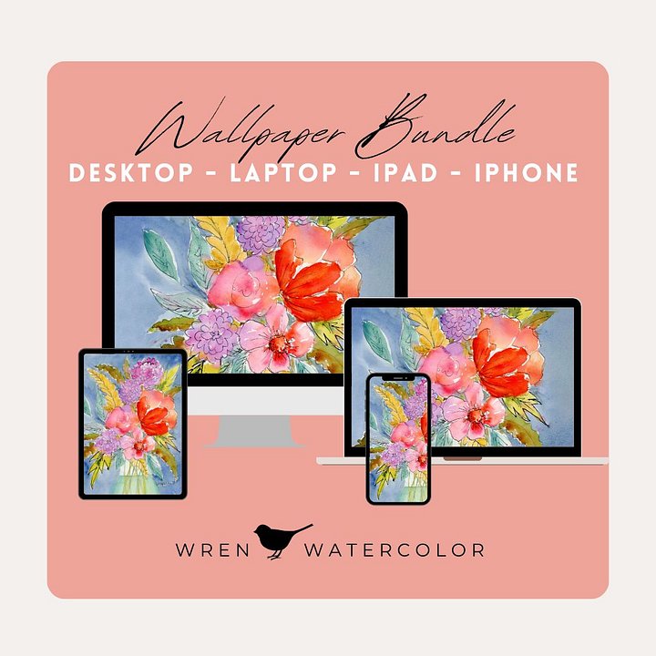 Color Me Fun Digital Wallpaper Bundle product image (1)