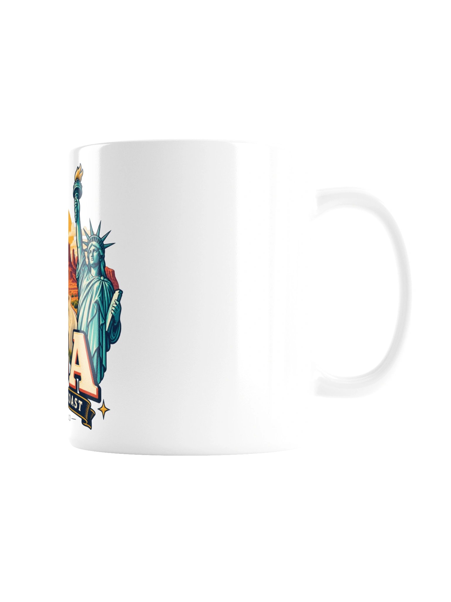 USA Coast to Coast – Ceramic Coffee Mug product image (3)