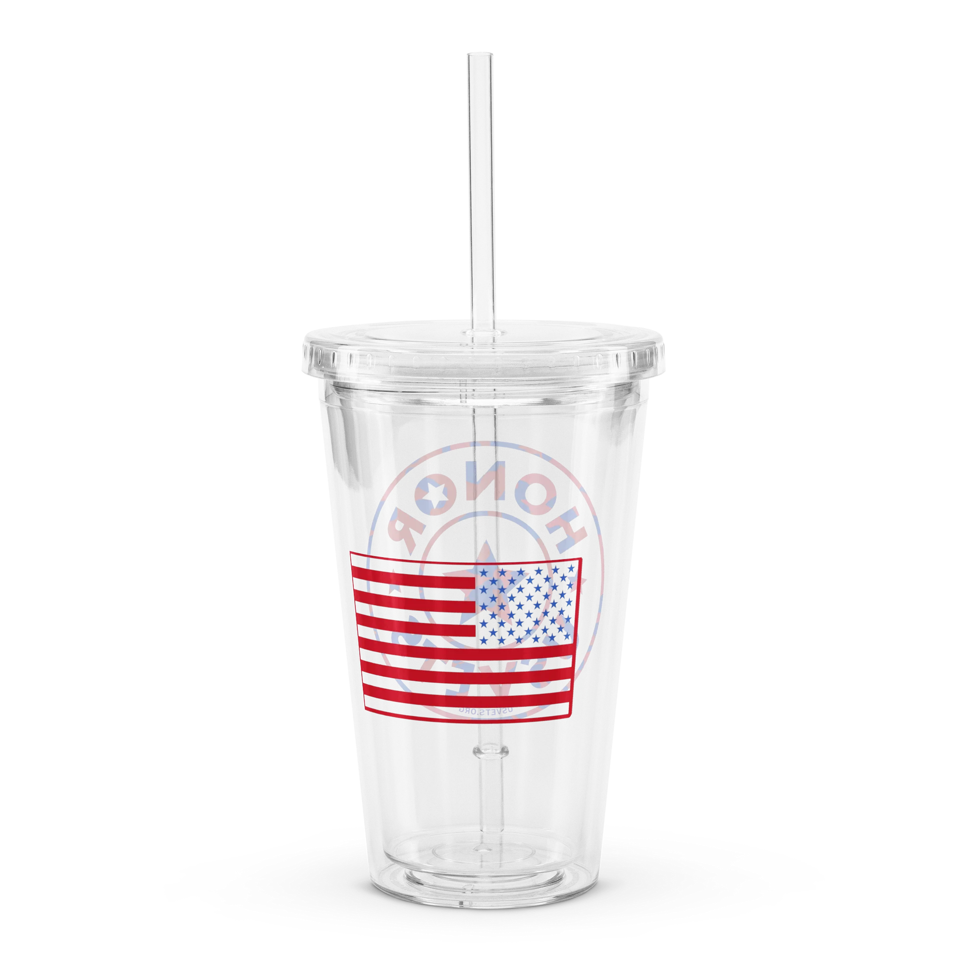 HONORUSVETS - AMERICANA CLEAR TUMBLER product image (5)