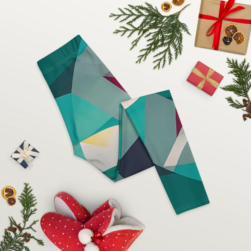 Abstract Lithographic Pattern Design leggings - V9 product image (8)