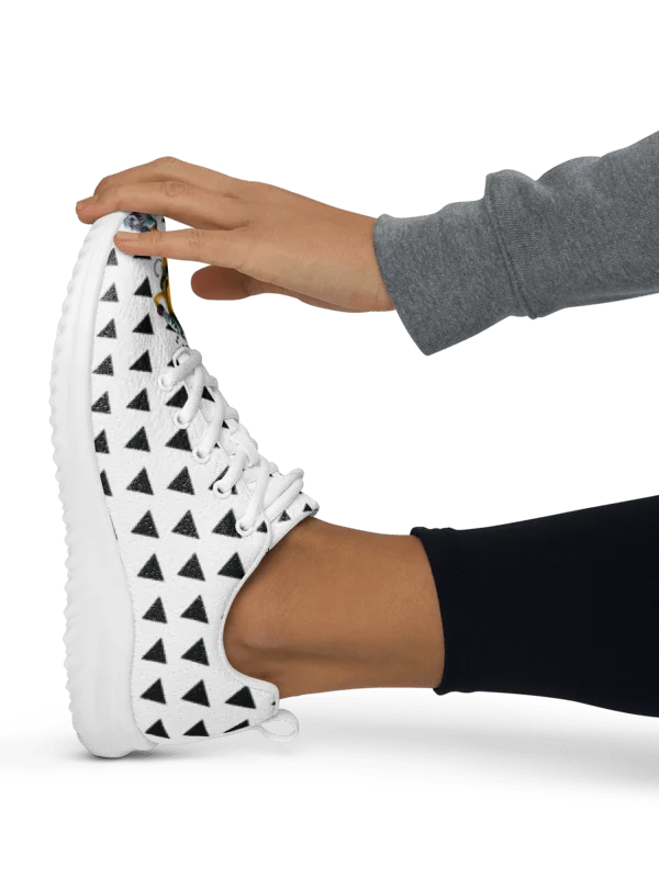 Banana Beat: Geometrischer Streetstyle Damen Sneakers product image (4)