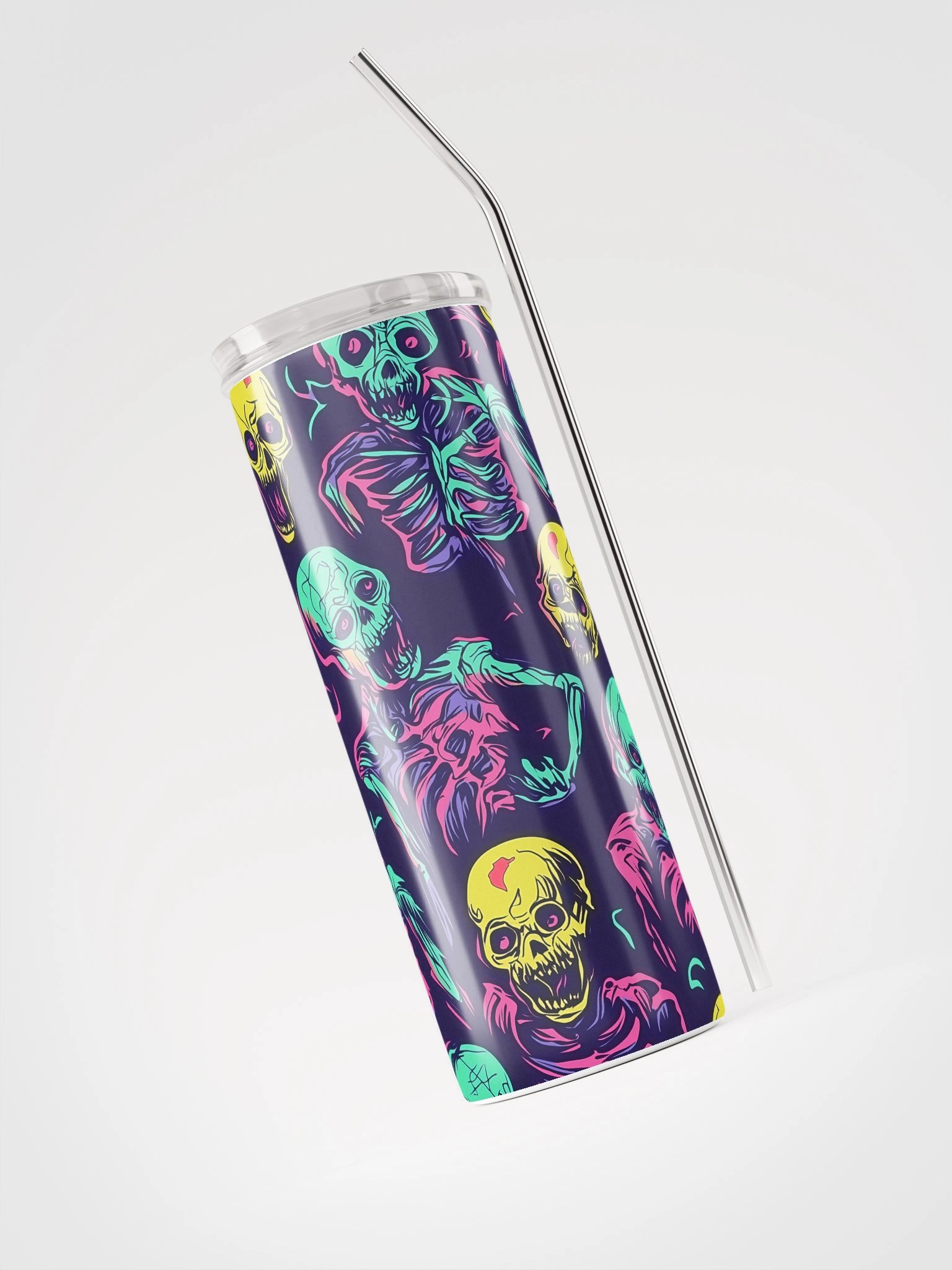 Neon Skeletons Stainless Steel Tumbler product image (3)