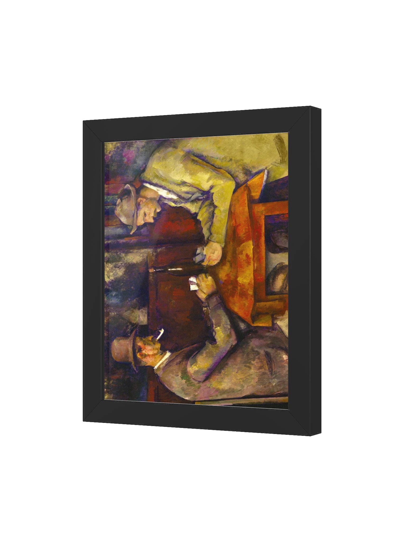 The Card Players — Small Framed Matte Poster product image (7)
