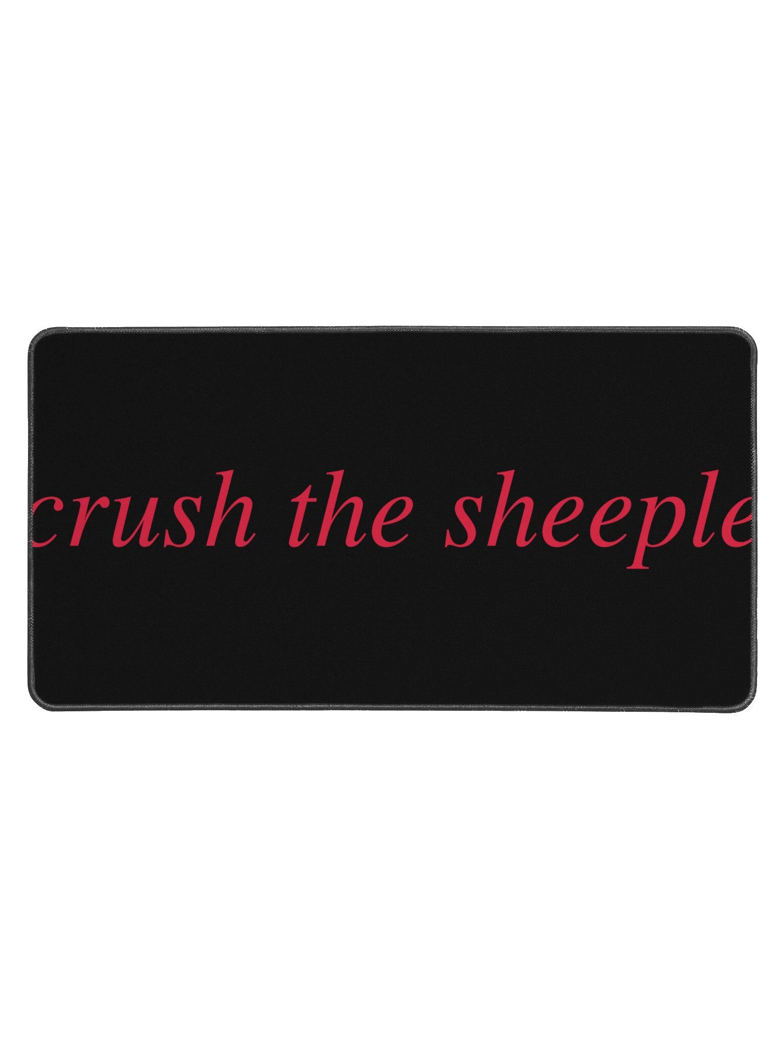 No ShopCo Desk Mat - Red on Black product image (1)