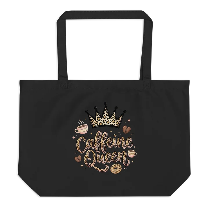 Leopard Print "Caffeine Queen" Tote Bag product image (2)