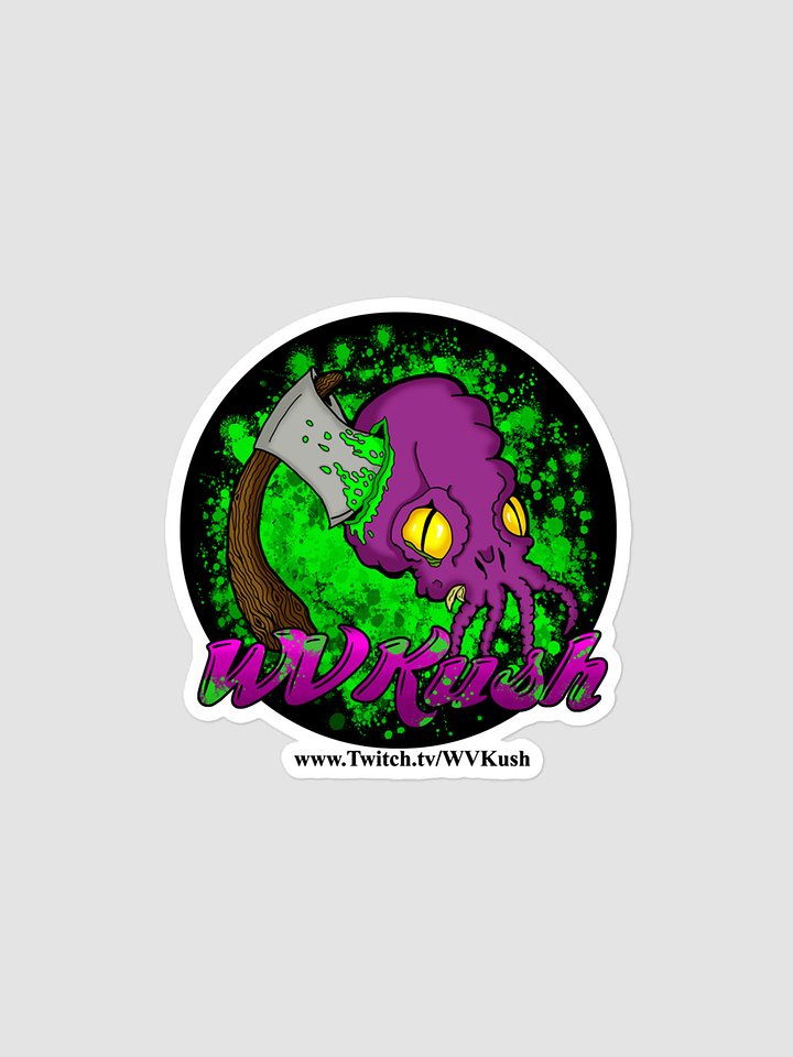 WVKush Cthulhu Logo Sticker product image (1)