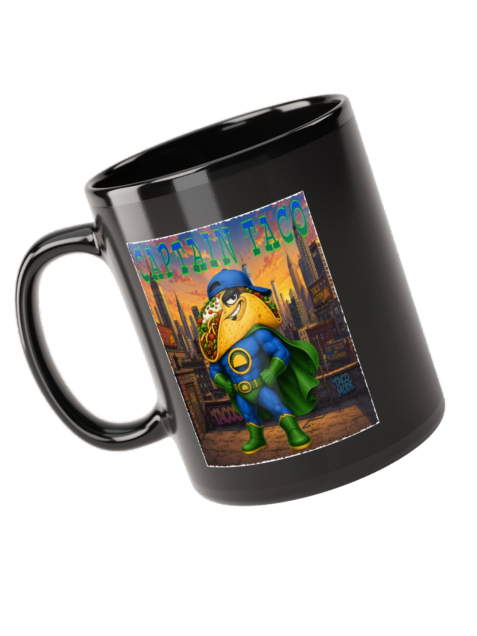 Captain Taco City Skyline Mug product image (10)