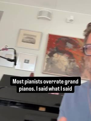 Most pianists overrate grand pianos. I said what I said.  A fancy grand piano. Most pianists biggest dream! I think they are overrated.  Nothings beats a felt upright piano. Playing relaxing neoclassical piano music.