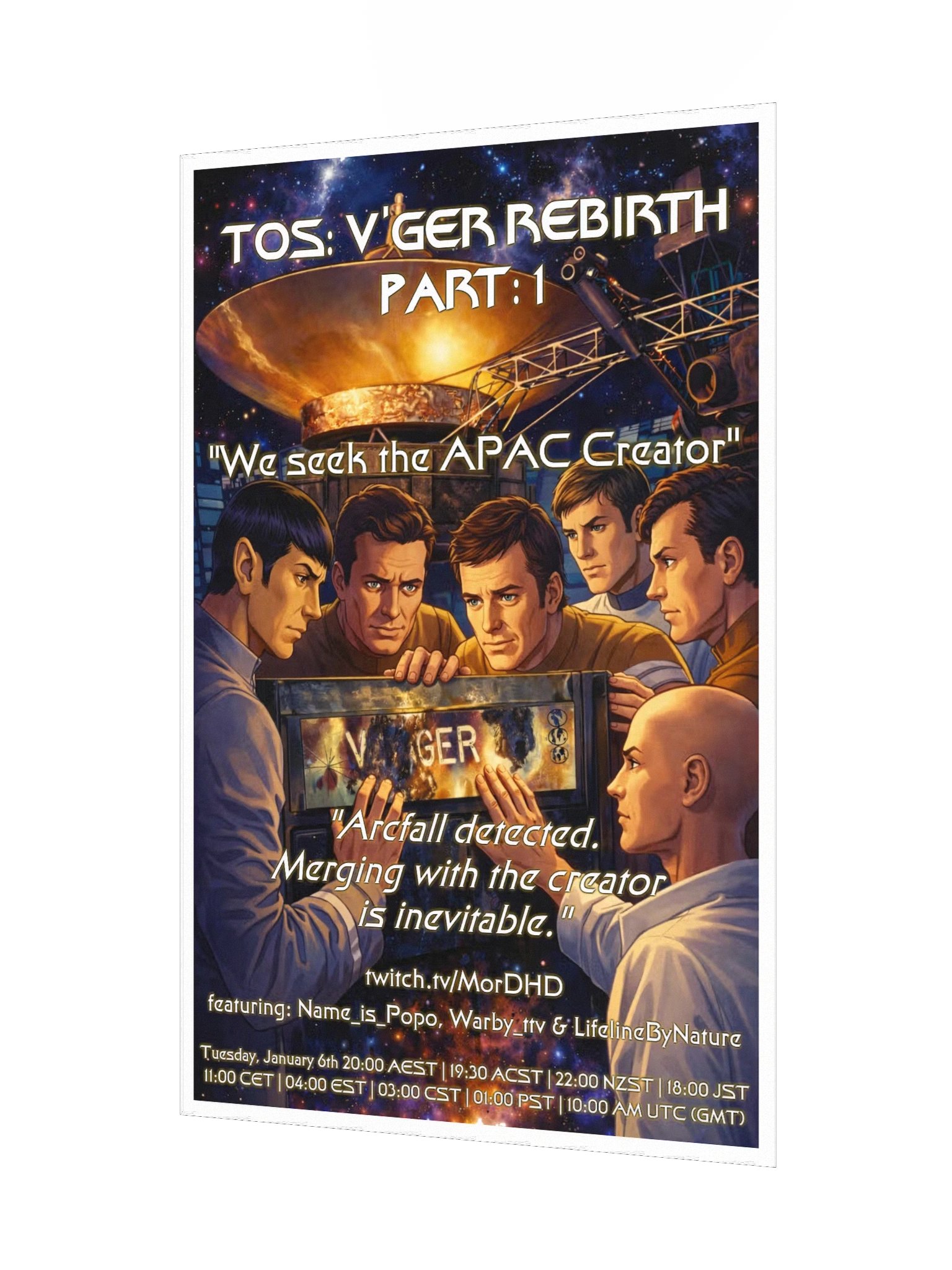 V'Ger Arcfall Pt.1 Poster - January 2026 product image (3)