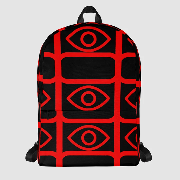 EyeSeeThru Logo Pattern Backpack product image (1)
