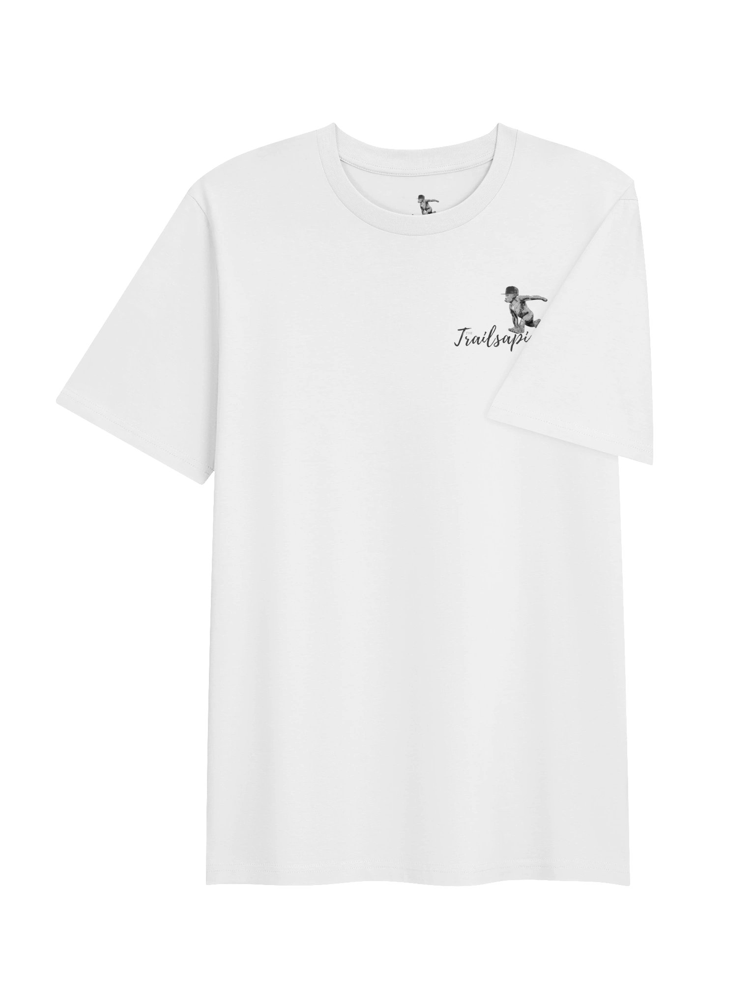 ECO-Friendly & Organic Premium Quality. Unisex-T-Shirt with Trailsapiens logo-Midweight fabric (5.3 oz) product image (5)