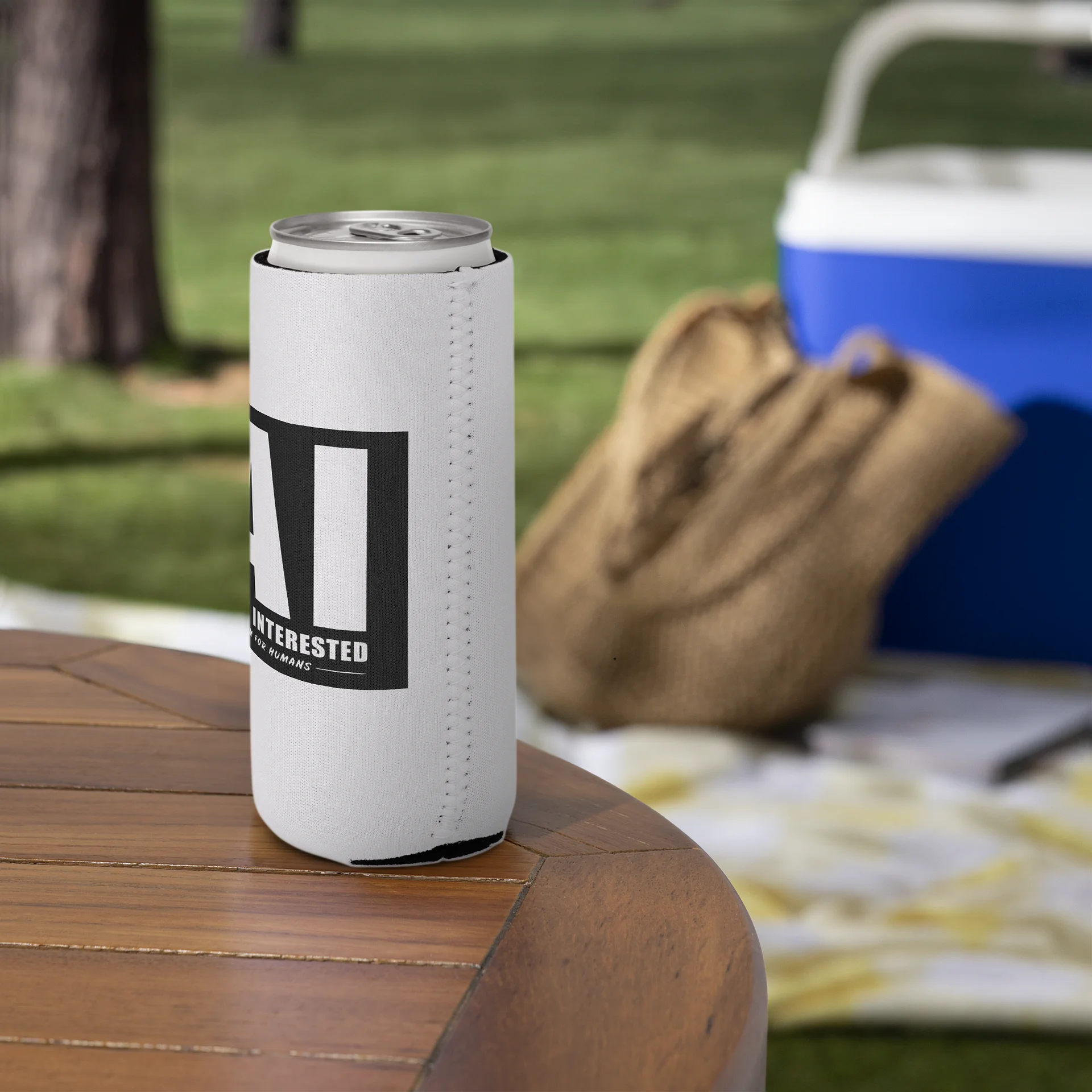 AI Ain't Interested Coozie | The "Human Standard" Can Cooler product image (5)