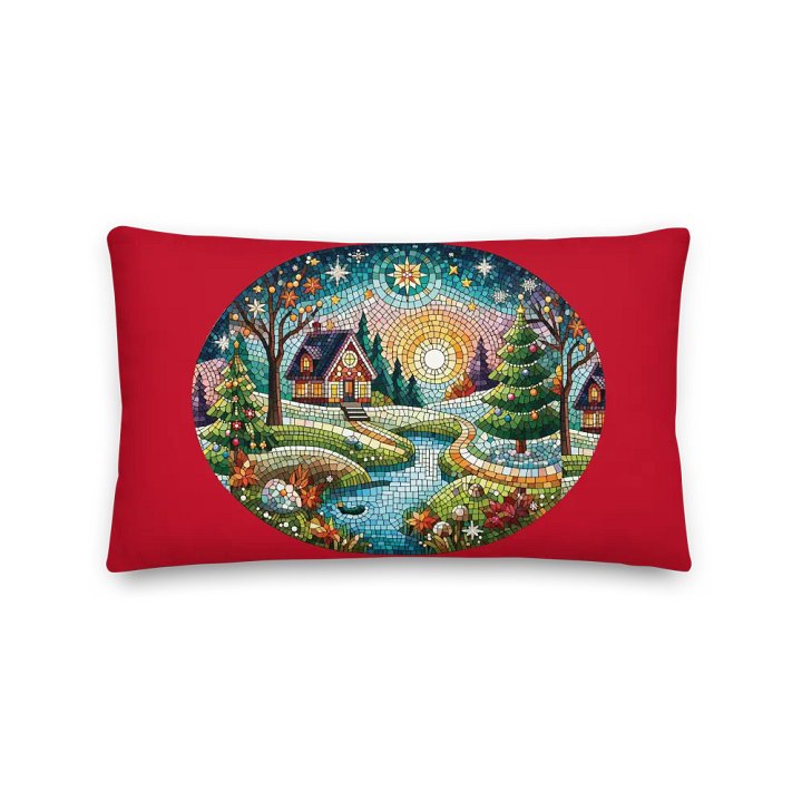 Winter Wonderland Mosaic Pillow product image (2)