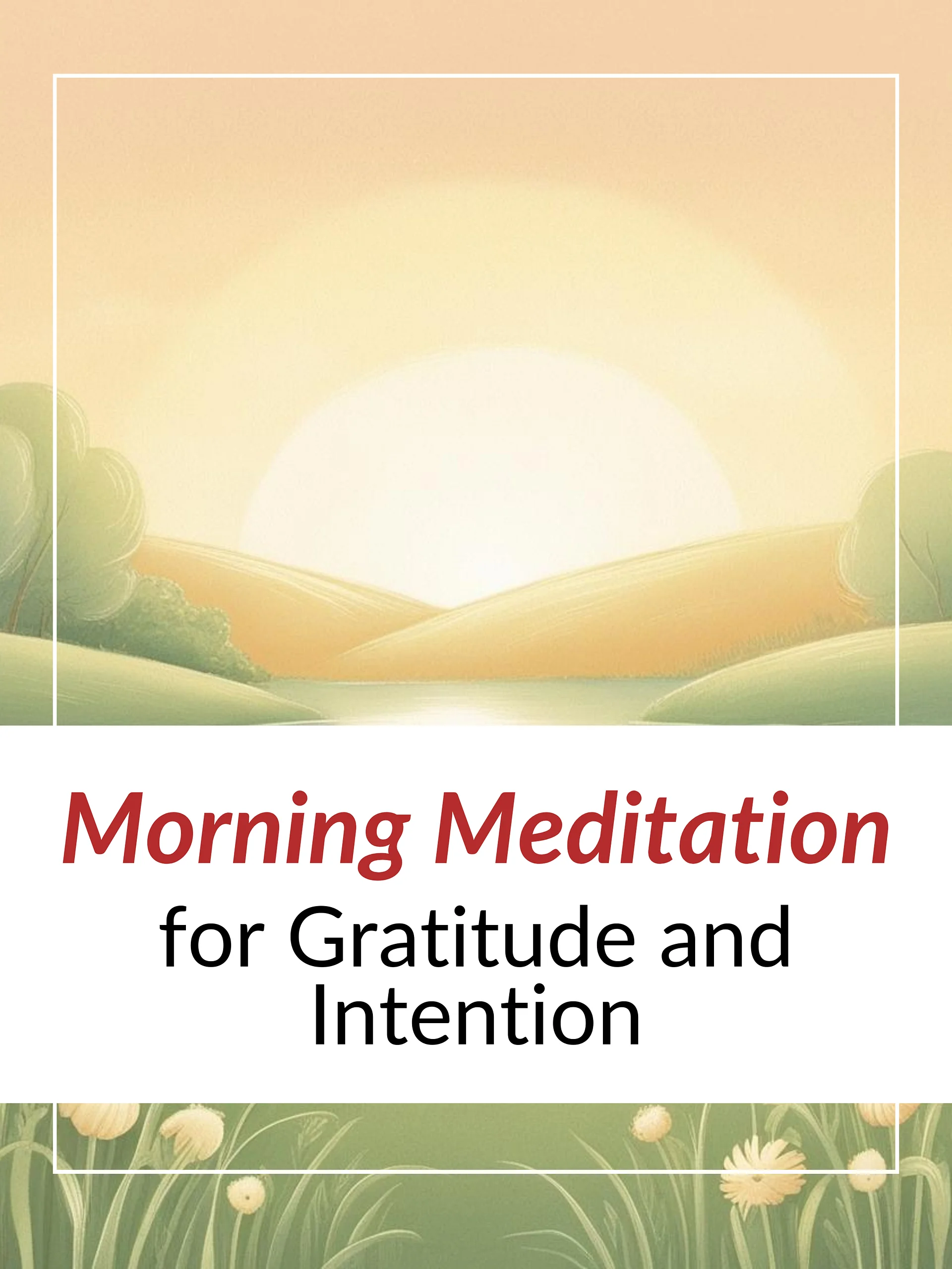 7-Minute Morning Meditation for Gratitude and Intention product image (1)