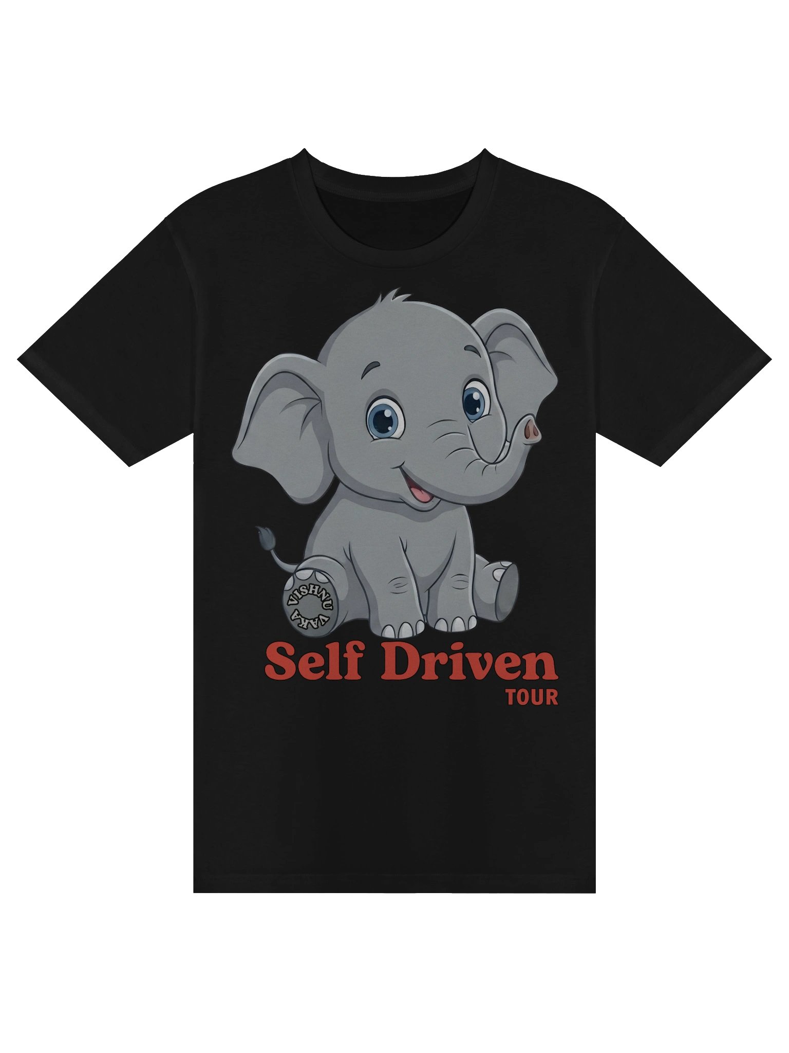 Self Driven Elephant T-Shirt product image (1)
