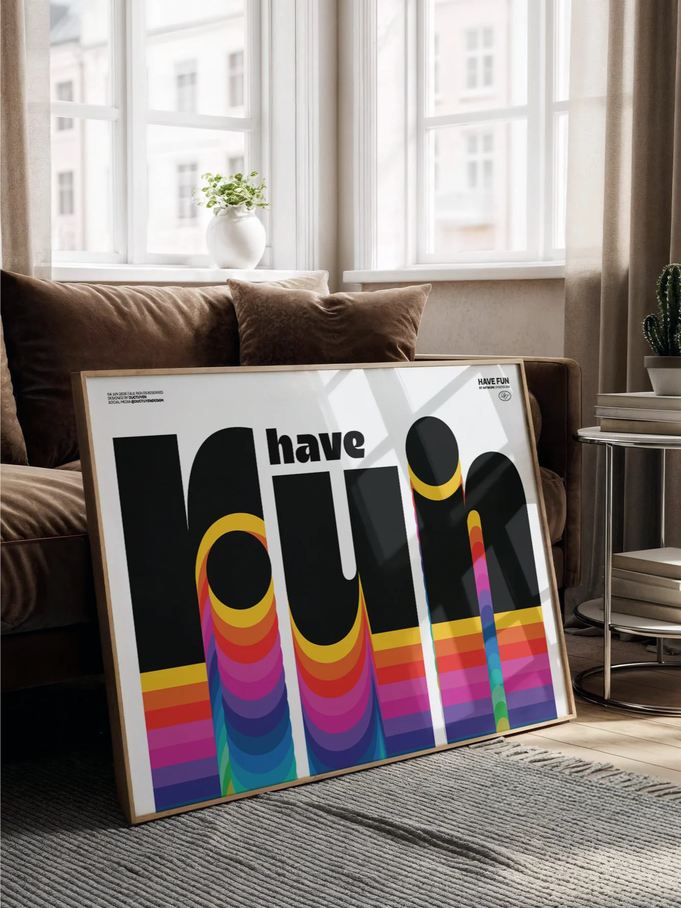 "Have Fun" Print Poster (Unframe) product image (3)