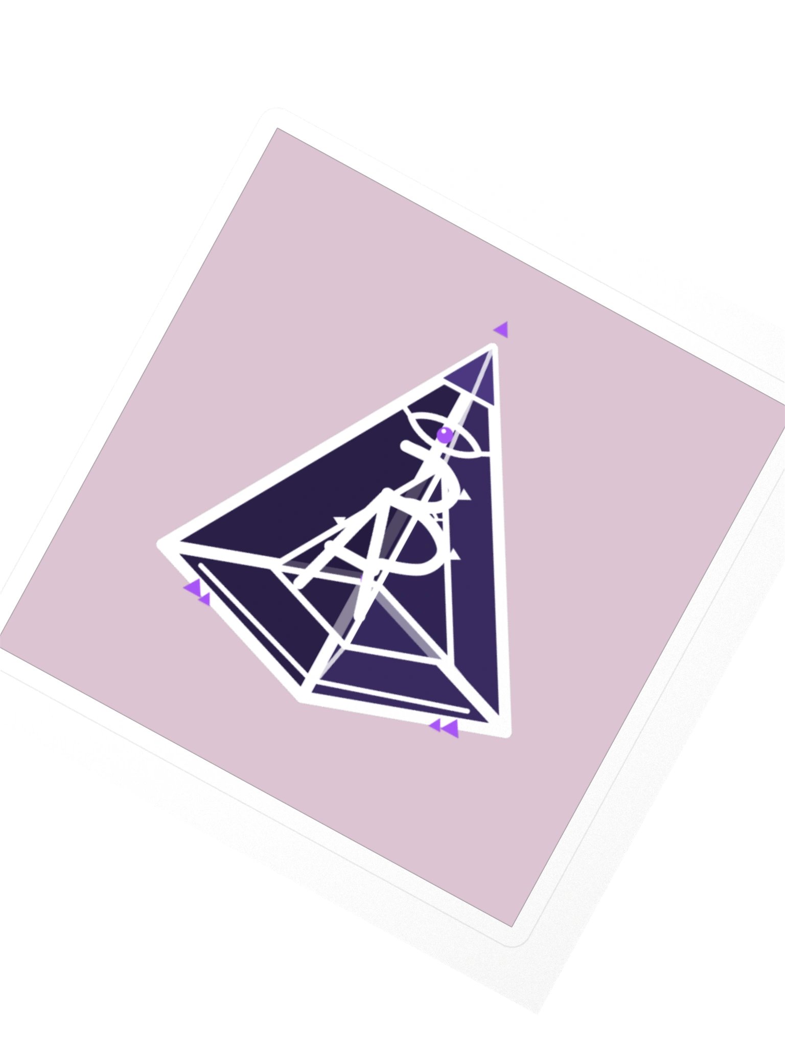 AP-3 Tesseract — Block Sticker product image (2)