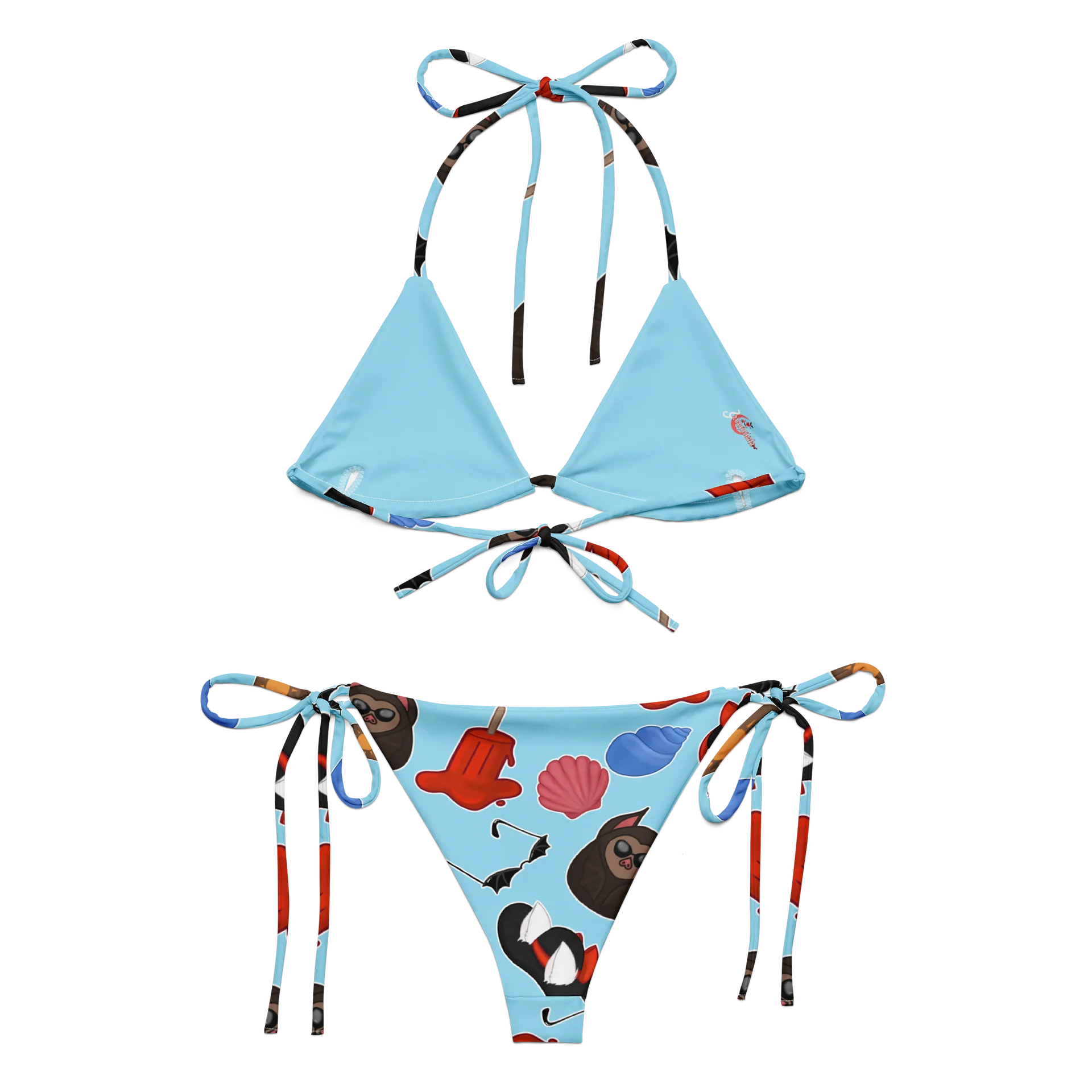Multi-Print Strappy Bikini product image (2)