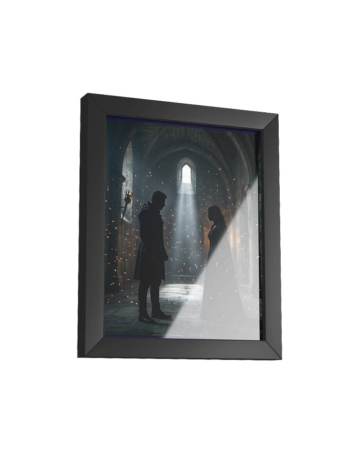 Meeting in the Shadows - Romantasy Silhouette Wall Art product image (10)