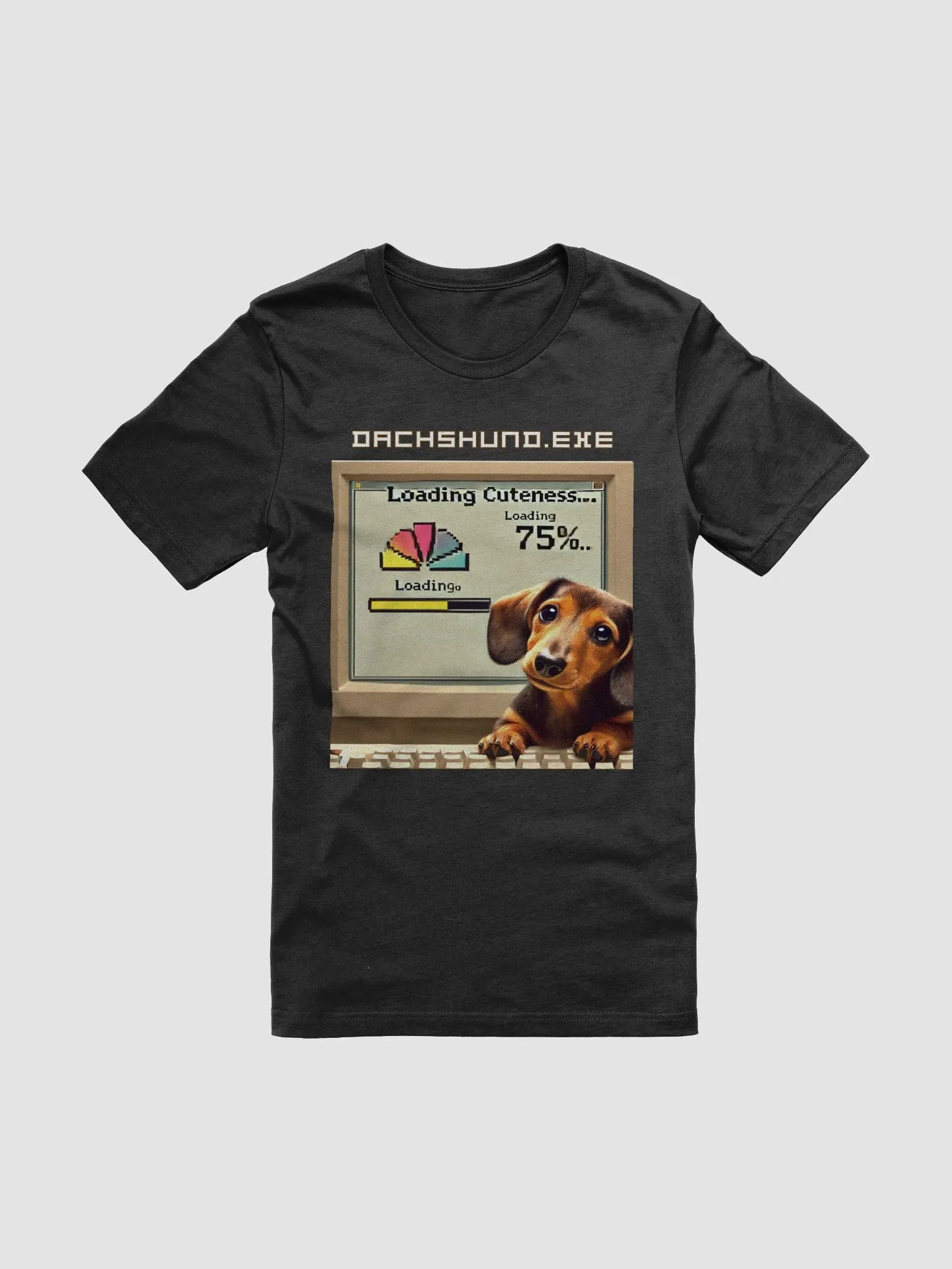 Dachshund.EXE: Loading Cuteness T-Shirt product image (1)