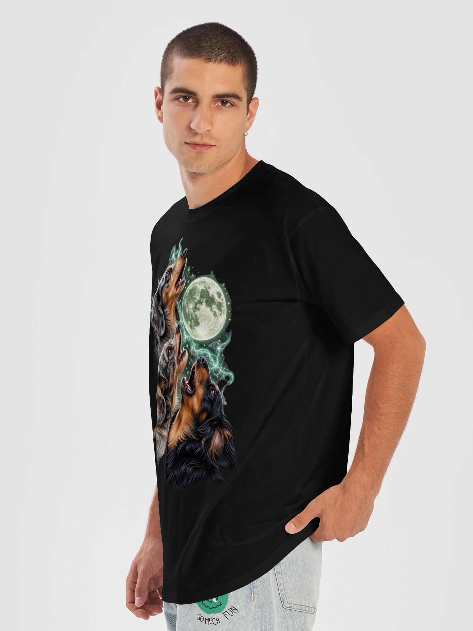 Mystic Howling Dachshunds Tee product image (7)