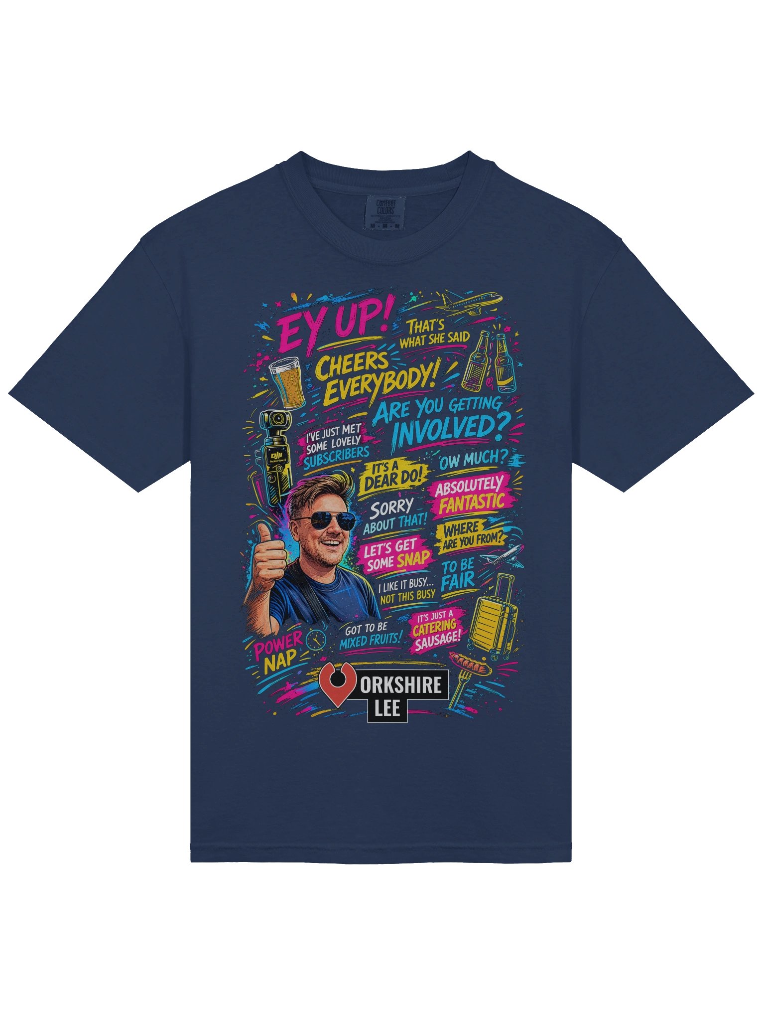 Yorkshire Lee Phrases T-Shirt product image (13)