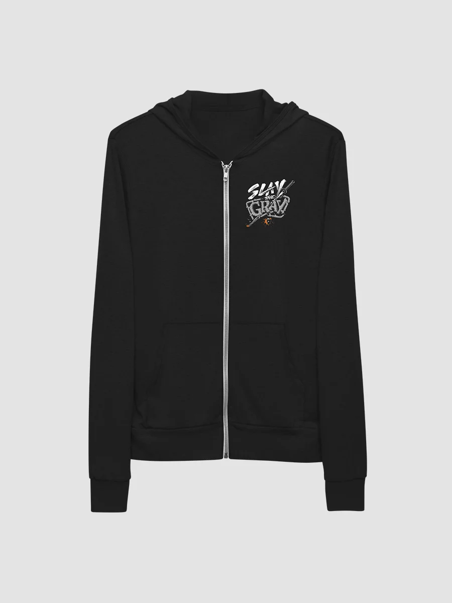 Slay the Gray Zip Hoodie product image (3)