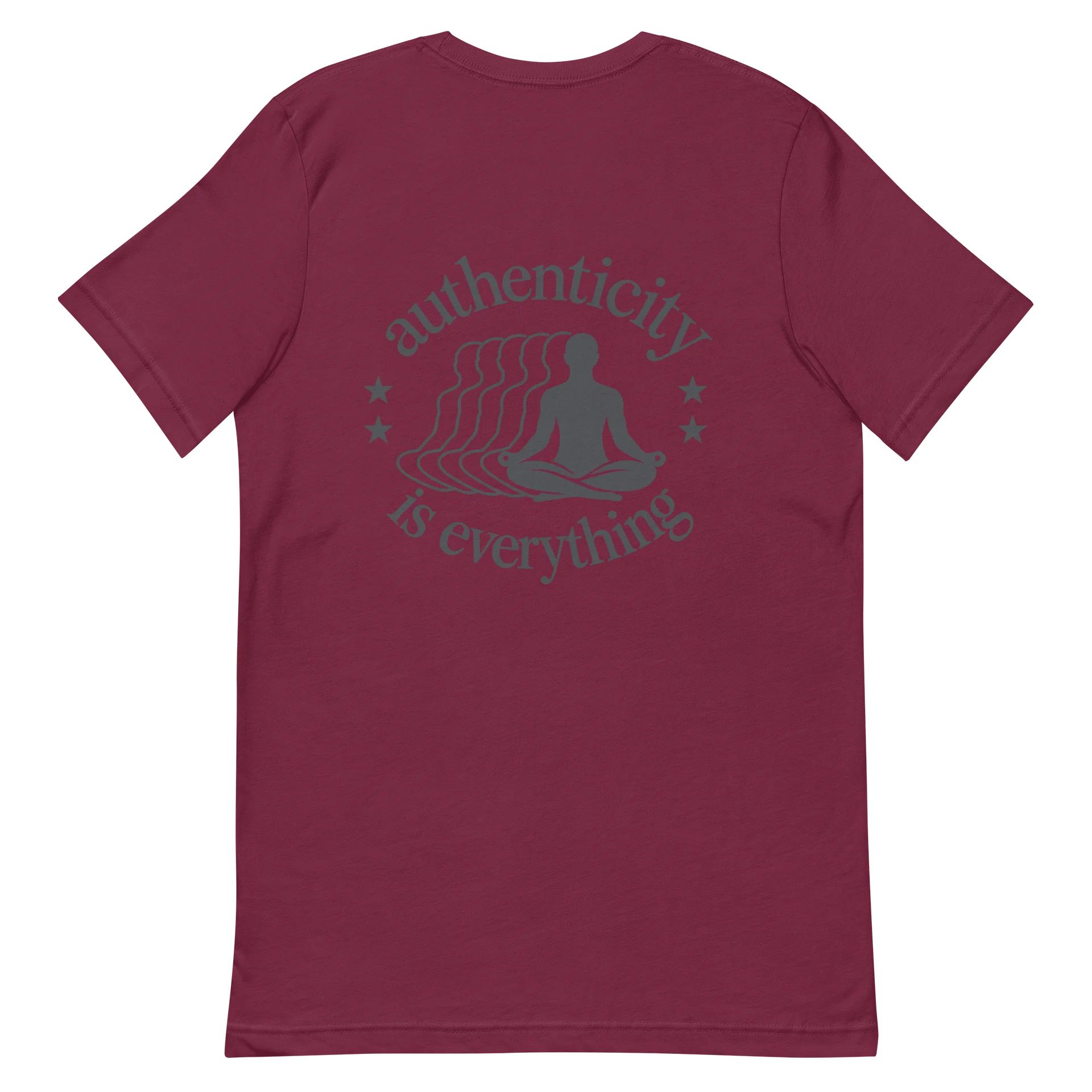 Authenticity Meditstion logo tshirt product image (6)