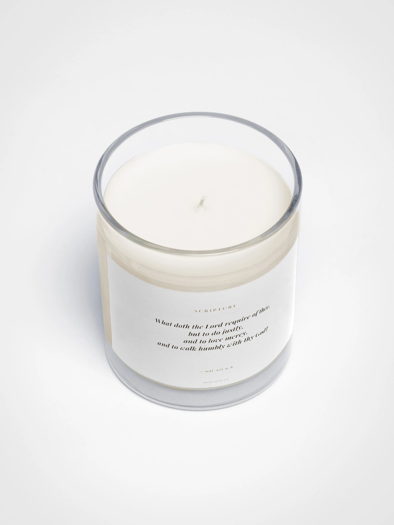 Micah 6:8/Walk Humbly Candle product image (3)
